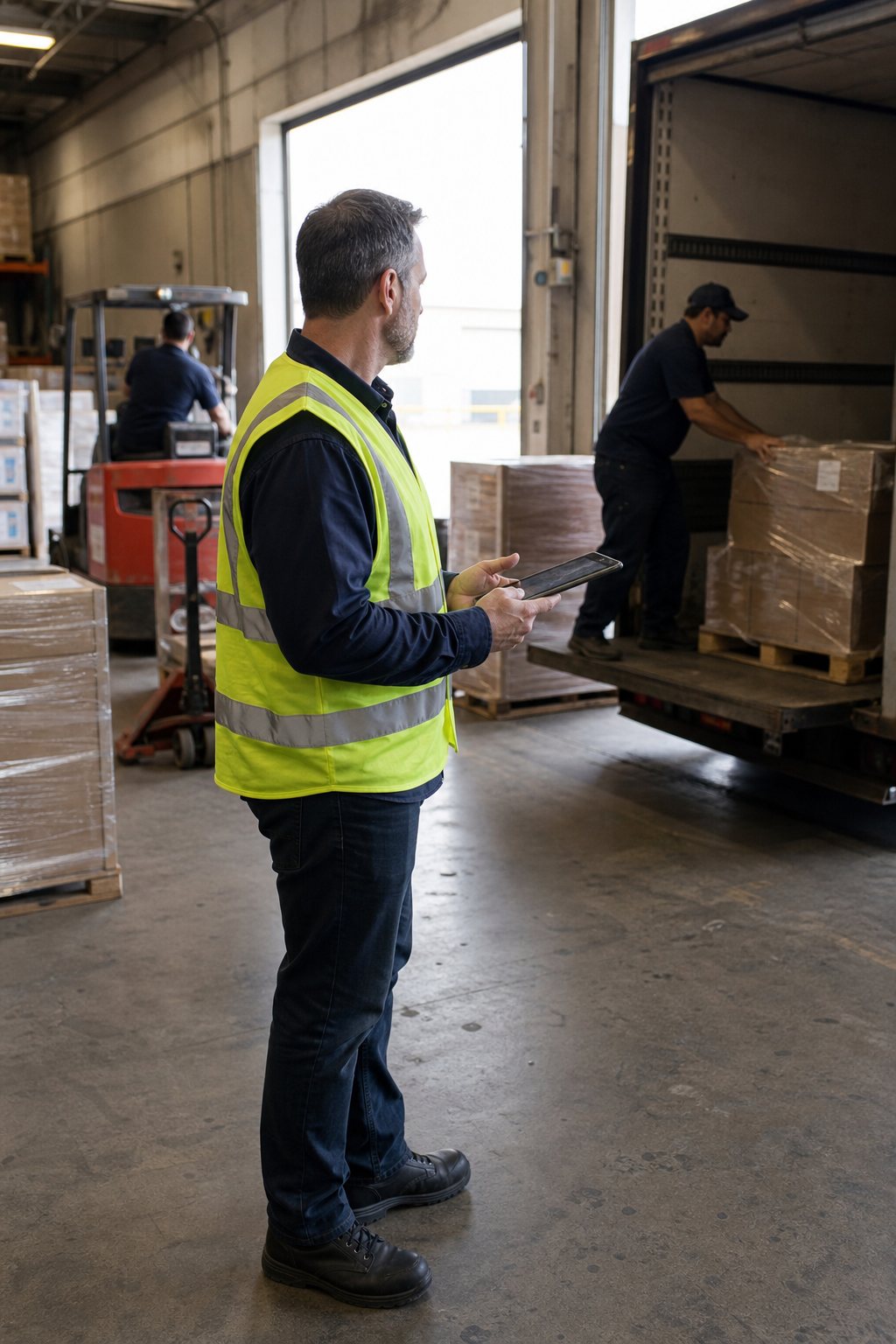 Operations lead coordinating warehouse and outbound activity
